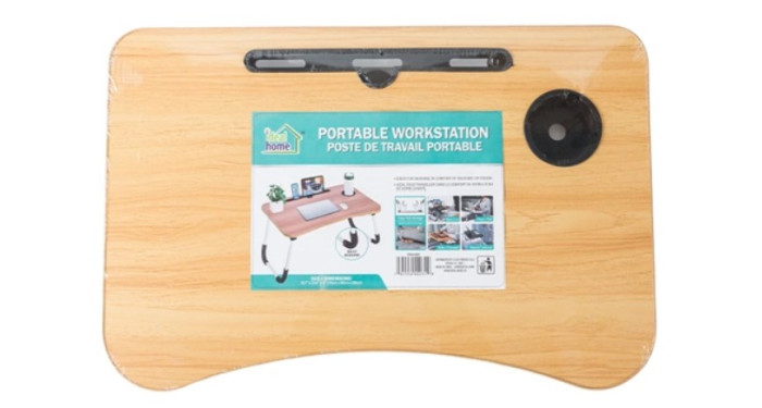 Ideal Home Portable Wood Grain Workstation