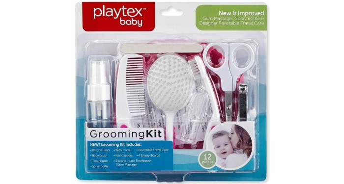 Playtex Baby Grooming Kit – 12 Piece Infant Grooming & Healthcare Set