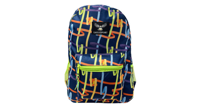 16" Ribbons Designer Print - Case of 24 Backpacks