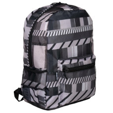Grey Stripes 18 Inch Premium Printed Backpacks