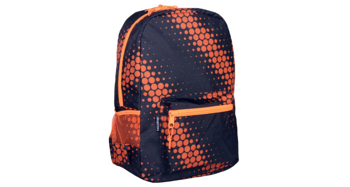 Orange Circles 18 Inch Premium Printed Backpacks