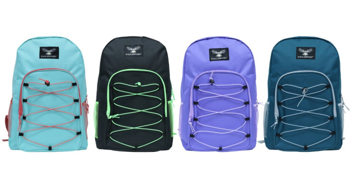 19" Backpack with Bungee Corded Front 19" Backpack with Bungee Corded Front