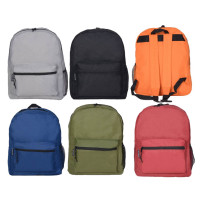 15" Solid Color Backpacks - Case Of 24
