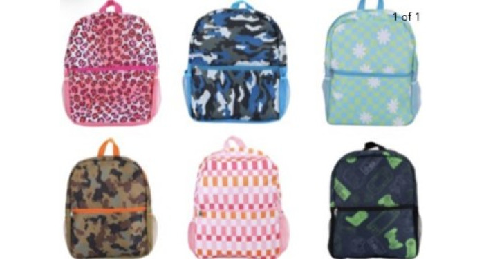 15" Backpacks Assorted Prints - Case of 24 15" Backpacks Assorted Prints - Case of 24