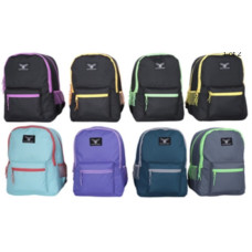 18 Inch Two-Tone Backpacks with Mesh Pockets 18 Inch Two-Tone Backpacks with Mesh Pockets