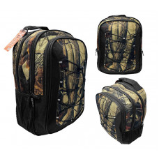 17" Camouflage Backpack with Corded Front 