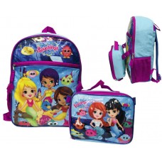 16 Inch Splashings Backpack with Detachable Lunchbox