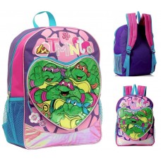 Teenage Mutant Ninja Turtles Girls 16 Inch Backpacks - Heart