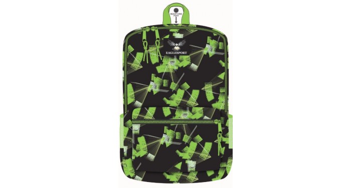 Wholesale EAGLESPORT 16 Inch Backpack - Green Laser