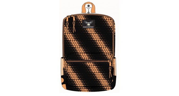 Wholesale EAGLESPORT 16 Inch Backpacks - Orange Dots