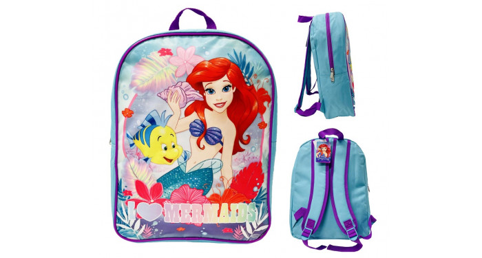 Disney Little Mermaid 15 Inch Backpacks