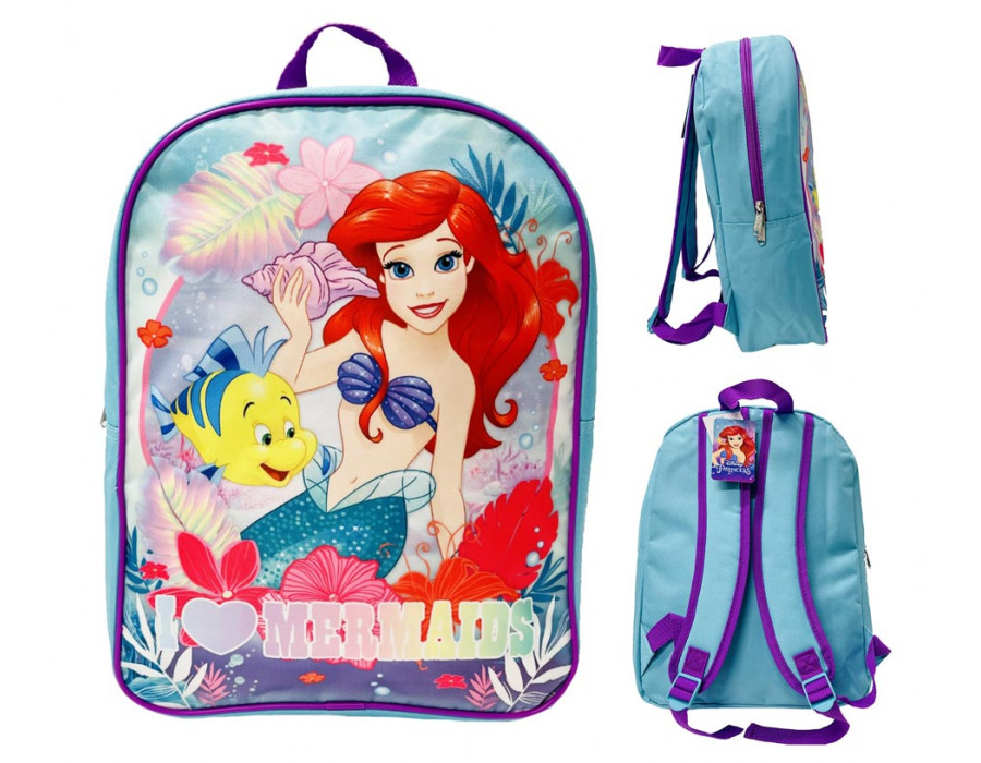 DISNEY Little Mermaid 15 Inch Backpacks