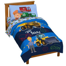 4 pc. Blippi Machine Bedding and Sheet Set 4 pc. Blippi Machine Bedding and Sheet Set