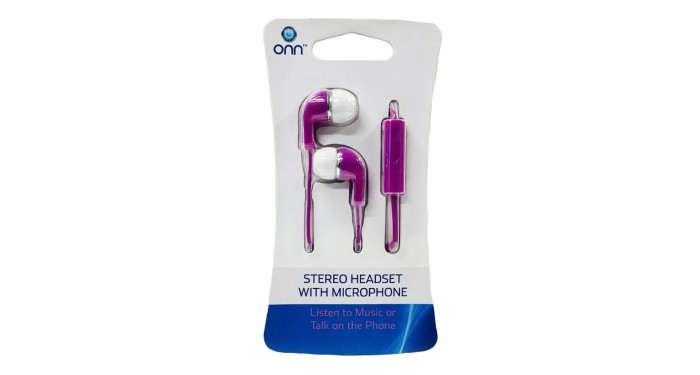 ONN Purple Earbuds 