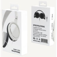 Deluxe Headphones W/ Mic. Assorted Colors