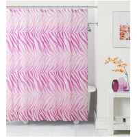 72" X 72" 13 Pc. PEVA Shower Curtain with metal hooks