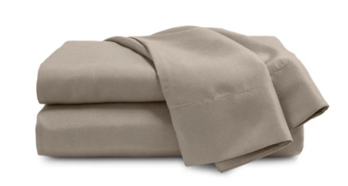 Martex Easy Living Brushed Microfiber Sheet Set – Twin – Khaki