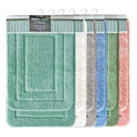 Plush Bath Mat Set – 2‑Piece Non‑Skid Bathroom Rug Set, Assorted Colors