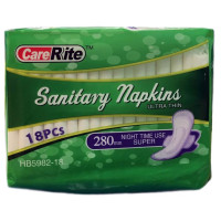 CareRite 18ct - Ultra Thin Maxi Pad