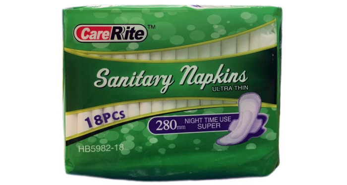 CareRite 18ct - Ultra Thin Maxi Pad