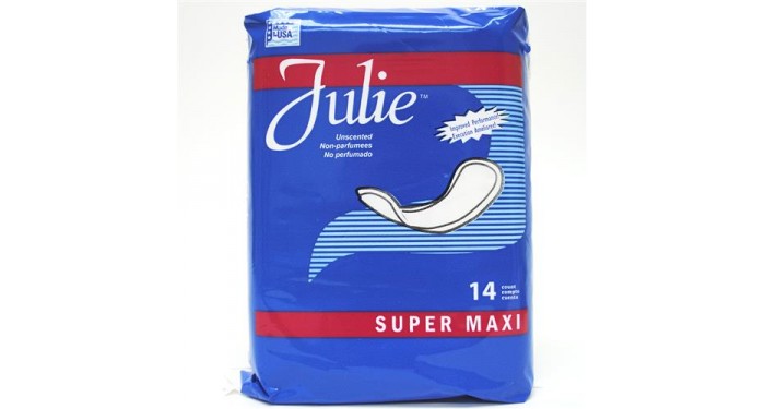 Julie 14 ct. Super Maxi Pads 