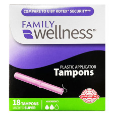 18 ct. Tampons