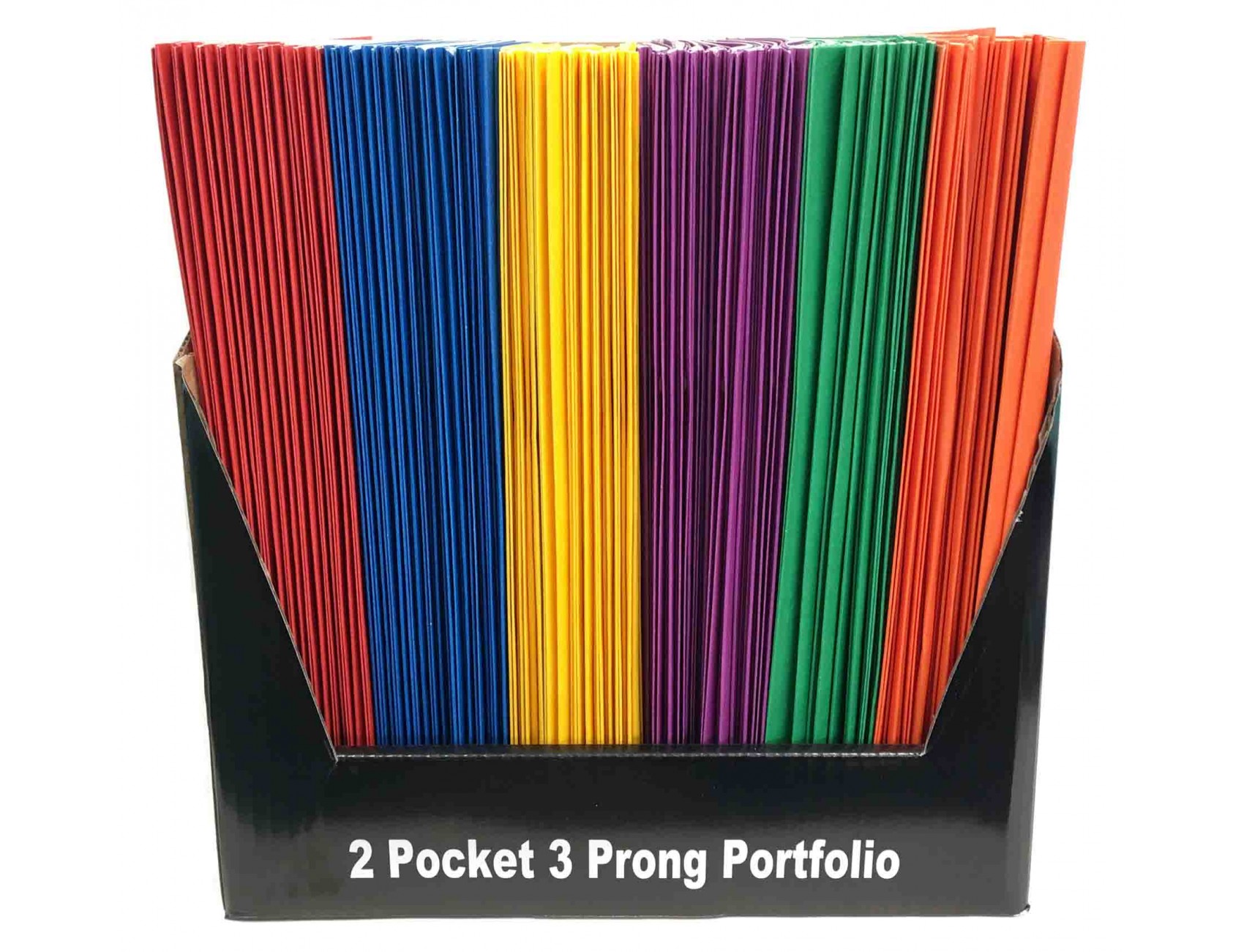 Wholesale two-pocket folders with prongs.