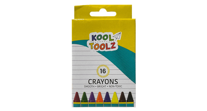 KOOL TOOLZ Bulk Crayons 16ct.  