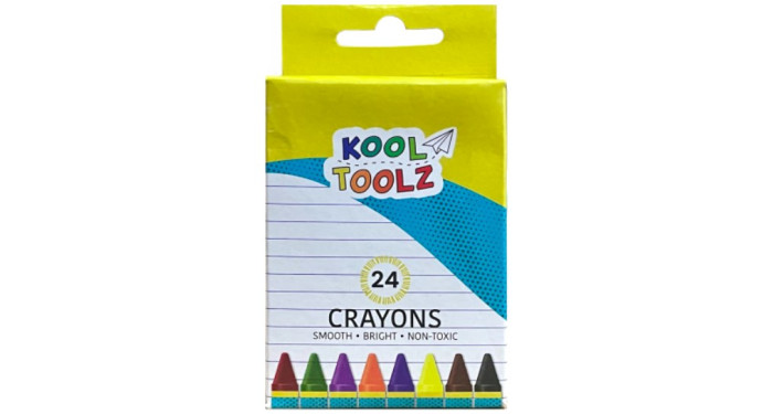 KOOL TOOLZ Premium Wholesale Crayons 24ct. 