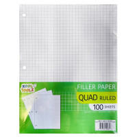 Quad Ruled Graph Paper 100 Sheets