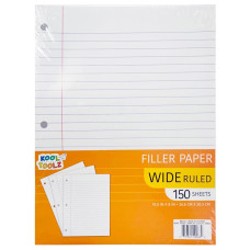 Wide Ruled Filler Paper - 150 Sheets