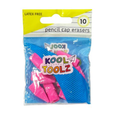 KOOL TOOLZ Pencil Cap Erasers 10ct.