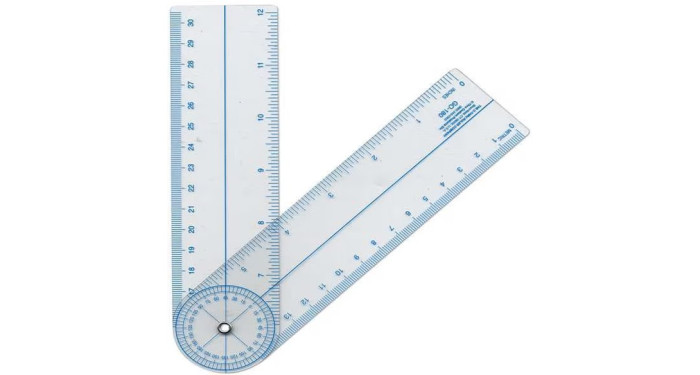 7" Goniometer Quick Angle Protractor Westcott