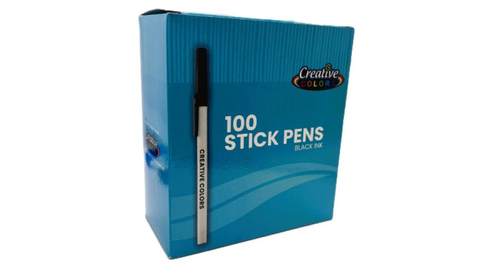 Bulk Stick Pens – Black Ink 