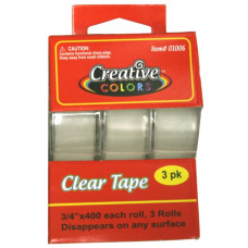 3 Pack Clear Tape 
