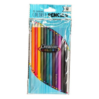 Creative Colors Coloring Pencils 12‑Count – Case Pack 48