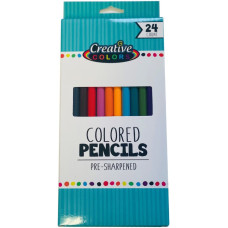 Creative Colors Coloring Pencils 24‑Count – Case Pack 48