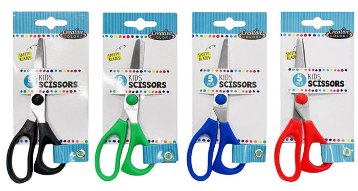 5" Blunt Tip Scissors Try Me Card