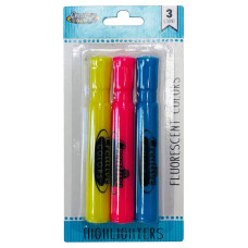 CREATIVE COLORS Highlighters 3 Pack