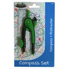Safety Compass & Protractor Set