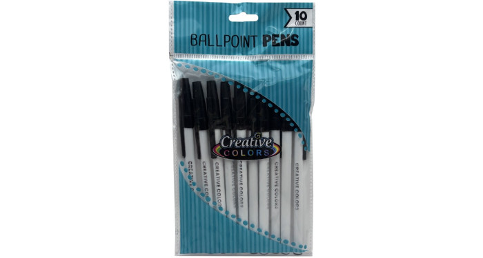 Medium Point Stick Pens 10ct. Black