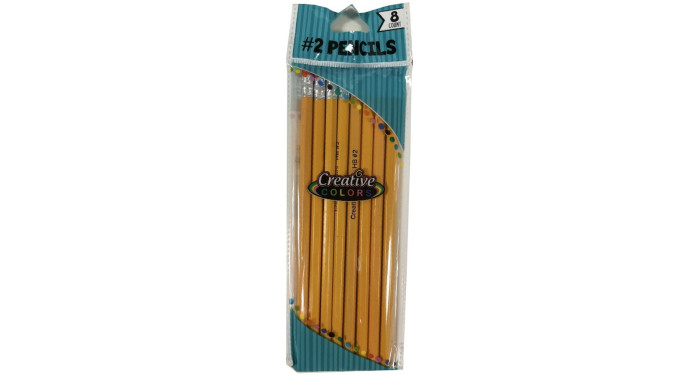 CREATIVE COLORS No.2 Pencils 8ct.