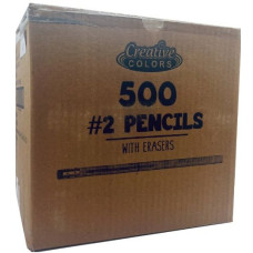 CREATIVE COLORS No.2 Bulk Pencils 500ct.