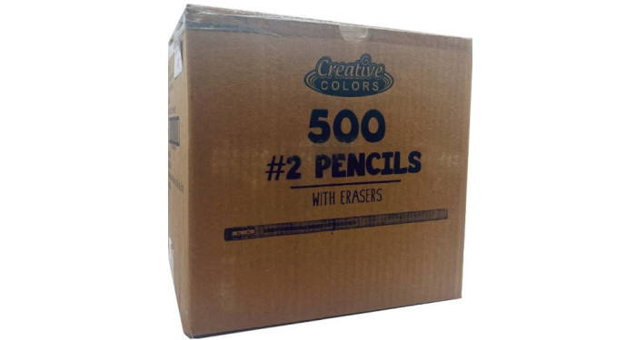 CREATIVE COLORS No.2 Bulk Pencils 500ct.