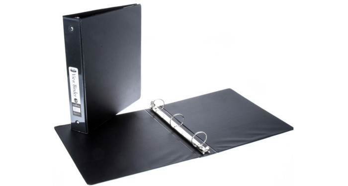 1.5 Inch Black View Binders 