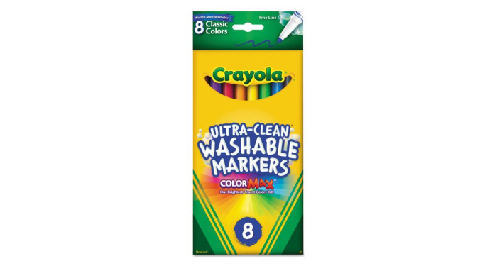 CRAYOLA Washable Markers ColorMax 8ct.