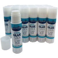 CREATIVE COLORS Glue Sticks - Bulk Case of 500