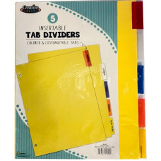 5 Tab Index Dividers 