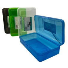 Creative Colors Durable Plastic Pencil Box – Case Pack 48