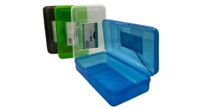 Creative Colors Durable Plastic Pencil Box – Case Pack 48